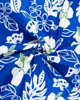 Polynesian fabric TAMARI Blue - Tissushop